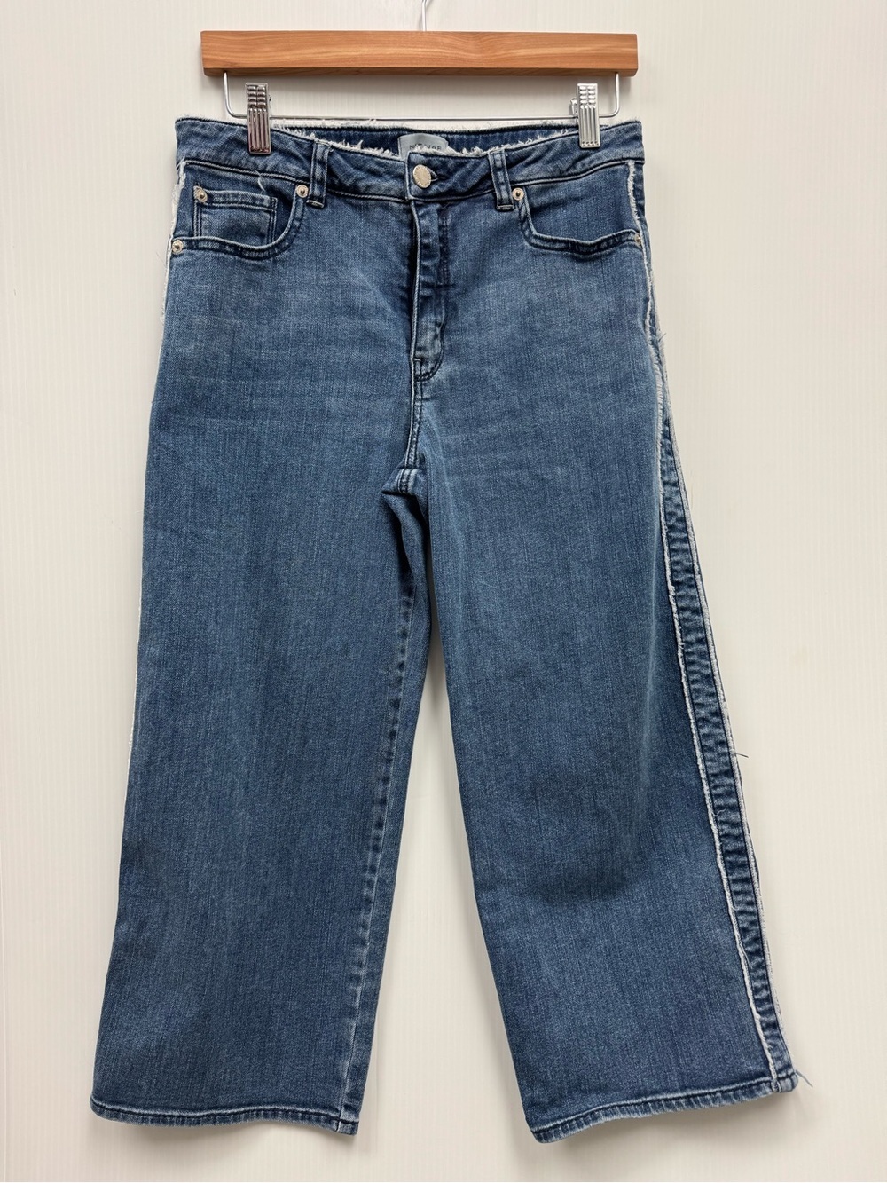 NAF NAF Medium Blue culotte wide leg jeans
